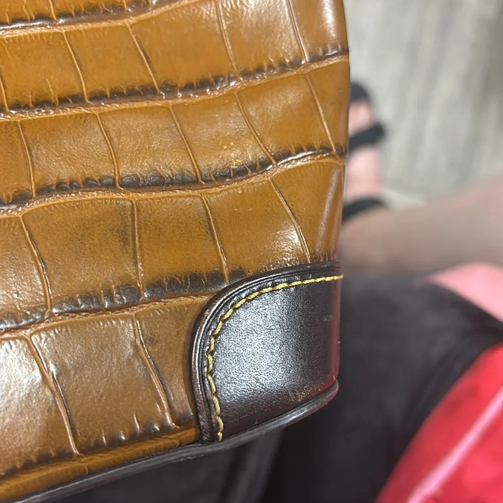 Dooney & Bourke Leather Tote Bag - Picture 13 of 15